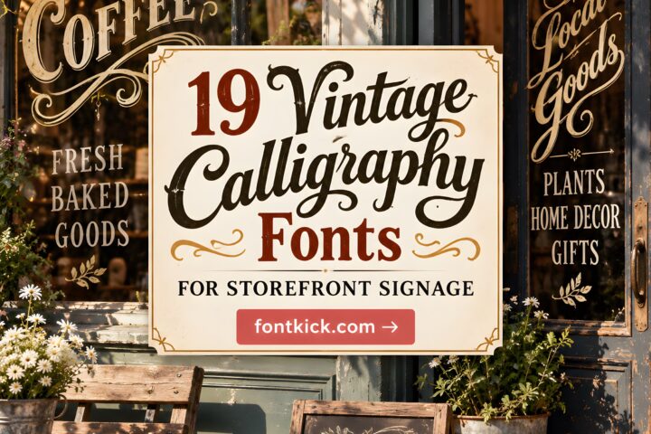 19 Vintage Calligraphy Alphabet Fonts For Printable Practice